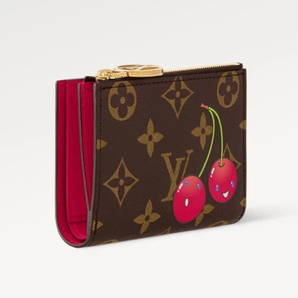 🍒 Louis Vuitton Cherry Murakami LV x TM Lisa Wallet M13420 - Picture 2 of 7